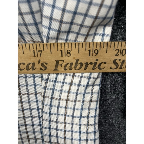 Jos A Bank Blazer Men's Ivory Check Print Sports Coat Business Casual - Picture 16 of 16